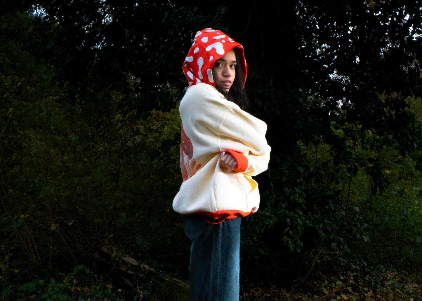 SHROOMO adjustable hoodie