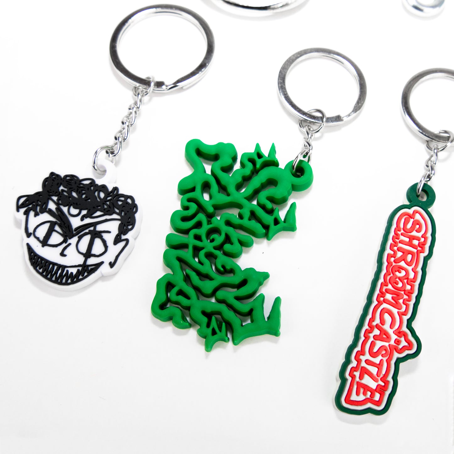 KEY HOLDER SET (Jewel & Rubber keychains)