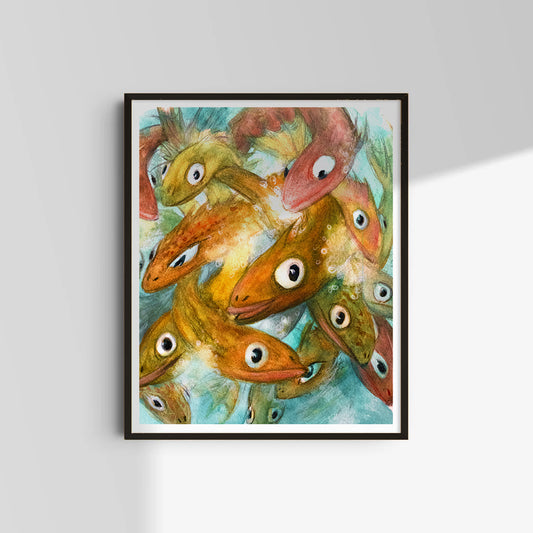 Node Fish - Limited Edition Print